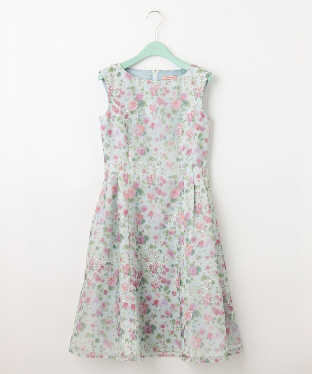 TOCCA 【消臭＆洗える】COMING UP ROSES ドレス グリーン系7