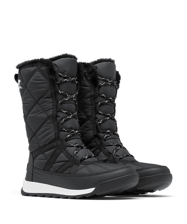 SOREL ウィットニー2プラス　トールレース　ウォータープルーフ Black, Sea Salt