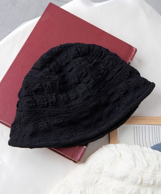 WEGO ポップコーンバケットハット ブラック