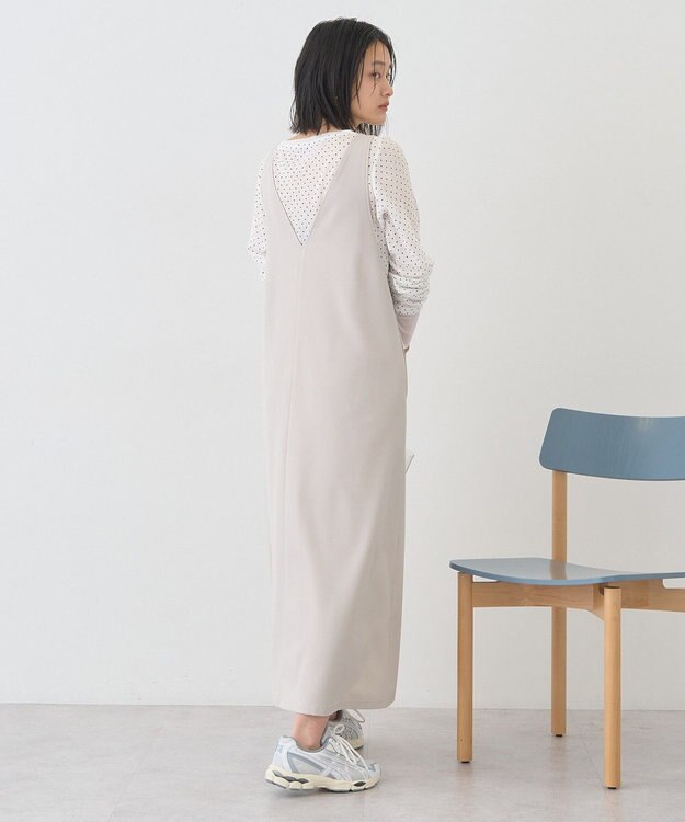 AMERICAN HOLIC 【前後2WAY】ZIPジャンスカ Gray Beige