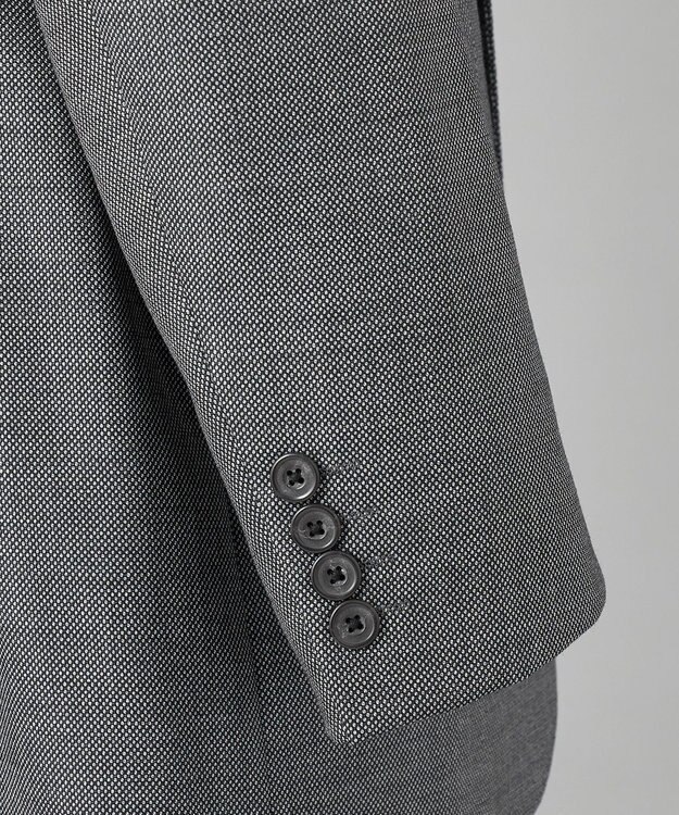 GOTAIRIKU 横に伸びる【TasmaniaWool/タマニアウール】ストレッチ スーツ（グレー） ライトグレー系8