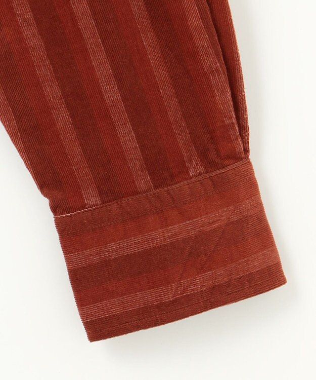 JOSEPH ABBOUD 【羽織にも】コーデュロイシャツ オレンジ系