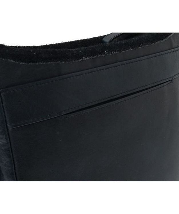 genten ホースレザーバッグB5ショルダー ダークグレー