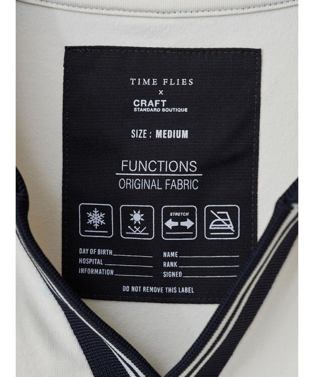 CRAFT STANDARD BOUTIQUE 接触冷感/UVカット/イージーケア/ストレッチ/ゲームシャツ-A Off White