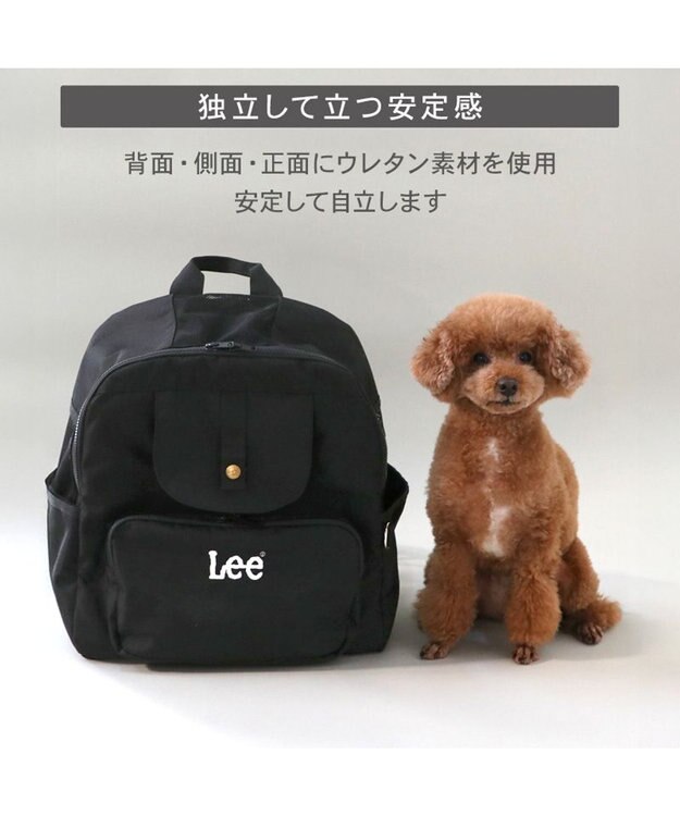 PET PARADISE Lee デイリーリュック 《ブラック》 Ｍ ブラック