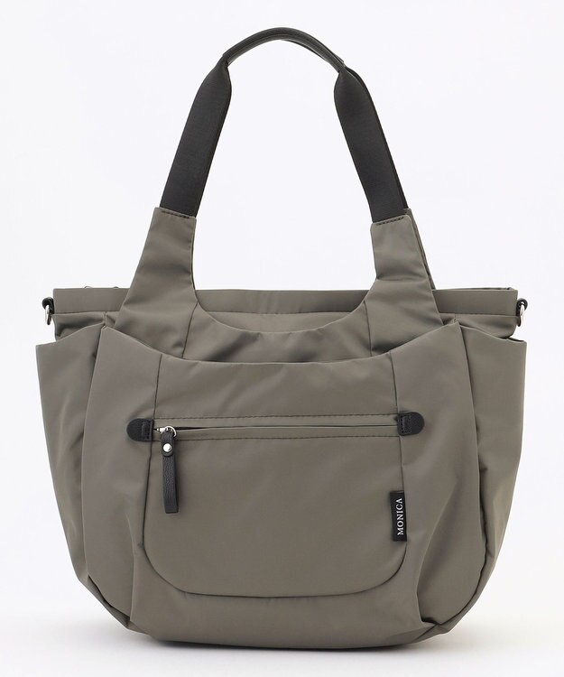 LA BAGAGERIE 【MONICA】ラウンド2WAYトートバッグ ダークグレー