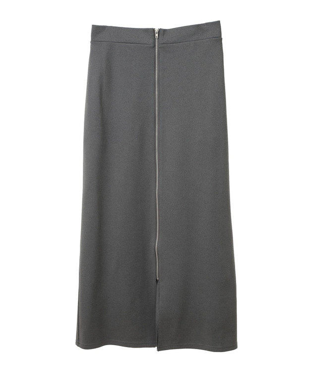 Green Parks あったからくスレ　フロントＺＩＰスカートⅡ Gray Mixture