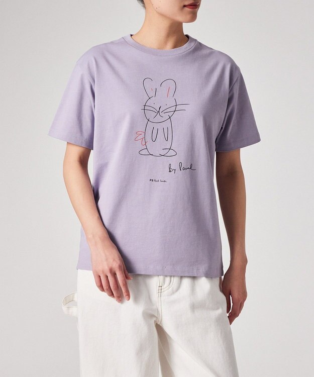 Paul Smith Drawn by Paul Rabbit Tシャツ ライラック