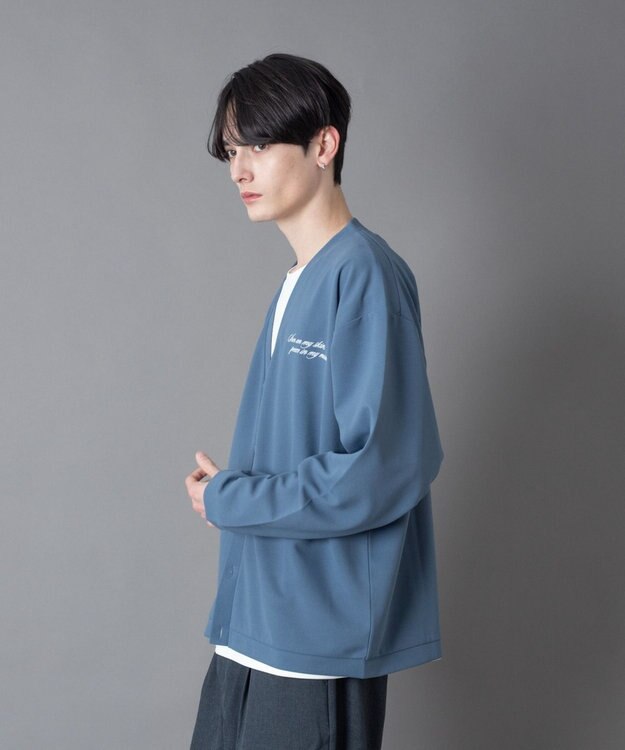 WEGO 【2点SET/ユニセックス着用ITEM】アンサンブルカーディガン（LS） サックス