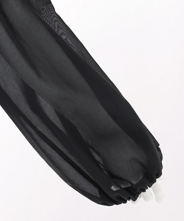 23区 【エステータ】コットンオーガンジー ブルゾン ブラック系