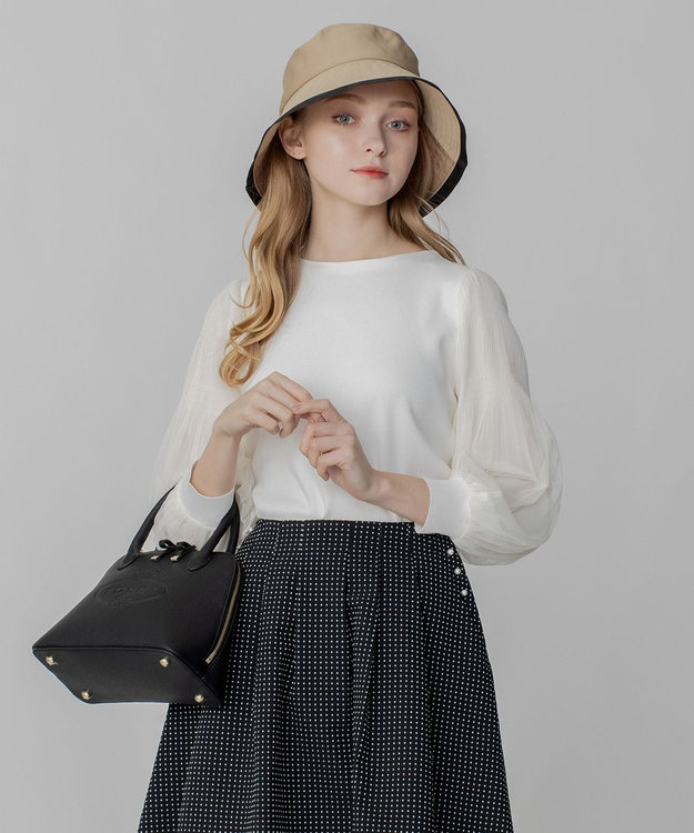 TOCCA 【洗える！】RIPPLE プルオーバー アイボリー系