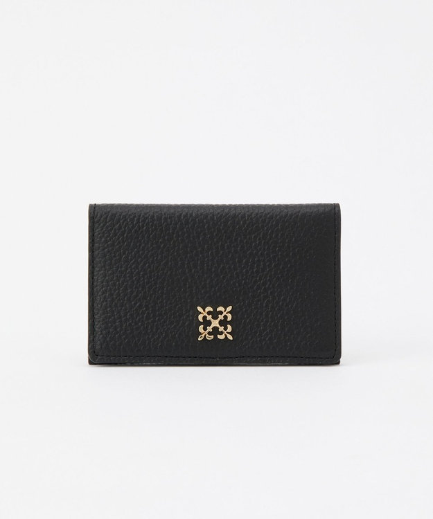 russet モノグラムプレートカードケース(SO-417) Black