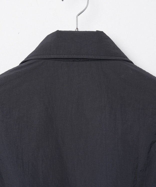 WEGO ナイロン切替ショートスタジャン ブラック