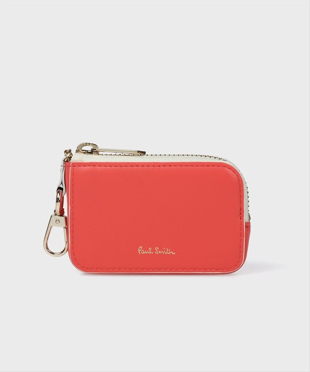 Paul Smith サプルレザー キーケース コーラル