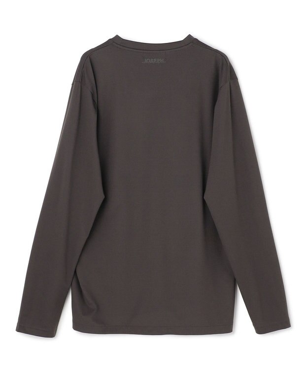 JOSEPH HOMME 新色追加【高機能素材】ハイゲージベアスムース　クルーネック長袖Ｔシャツ グレー系