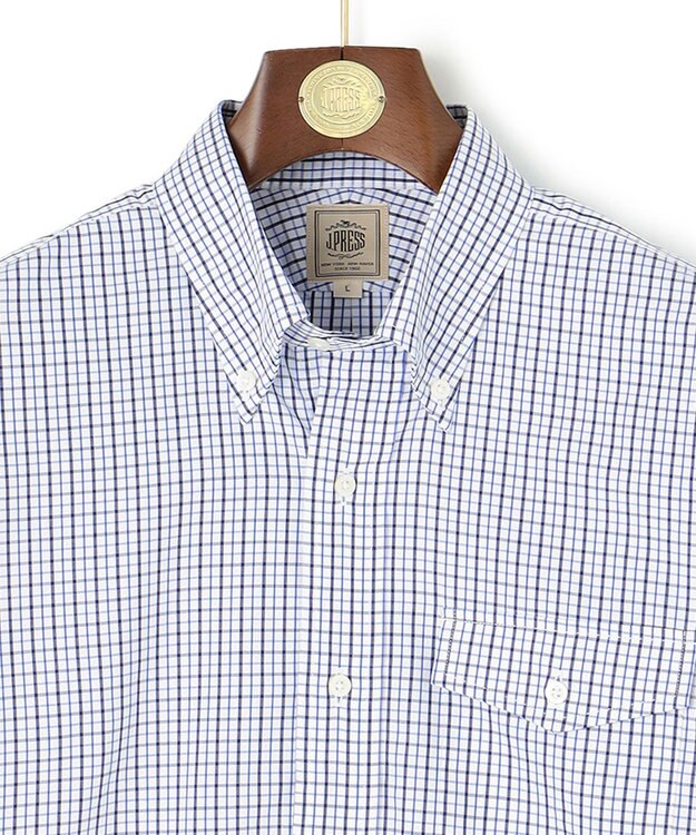 J.PRESS MEN 【WEB・一部店舗限定】タッターソールチェック シャツ/B.D. ネイビー系3