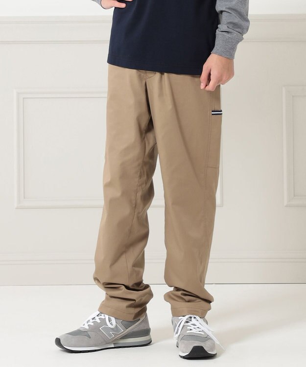 J.PRESS KIDS 裏付きライトツイル パンツ ベージュ系