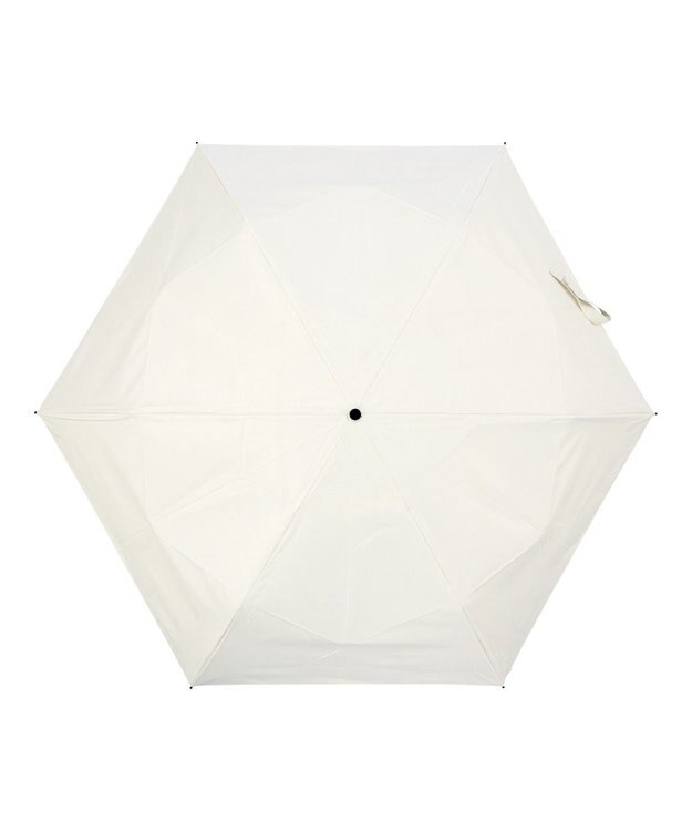 MOONBAT 【遮光100％/３秒で折りたためる日傘】晴雨兼用 折りたたみ傘 ウラワザ オフホワイト