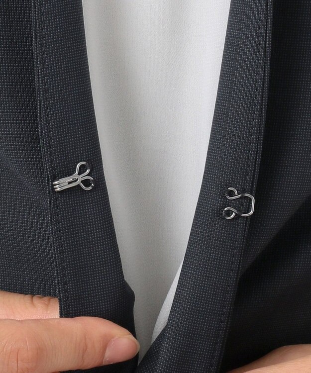 J.PRESS LADIES S 【スーツ】BAHARIYE ノーカラー ジャケット ネイビー系