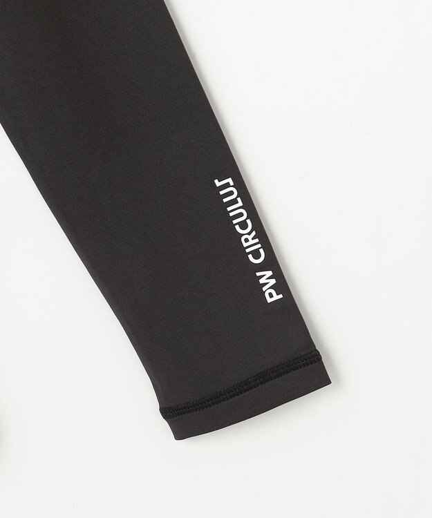 PW CIRCULUS 【WOMEN】UVメッシュコンビインナーシャツ ゴルフウェア レディース ブラック系