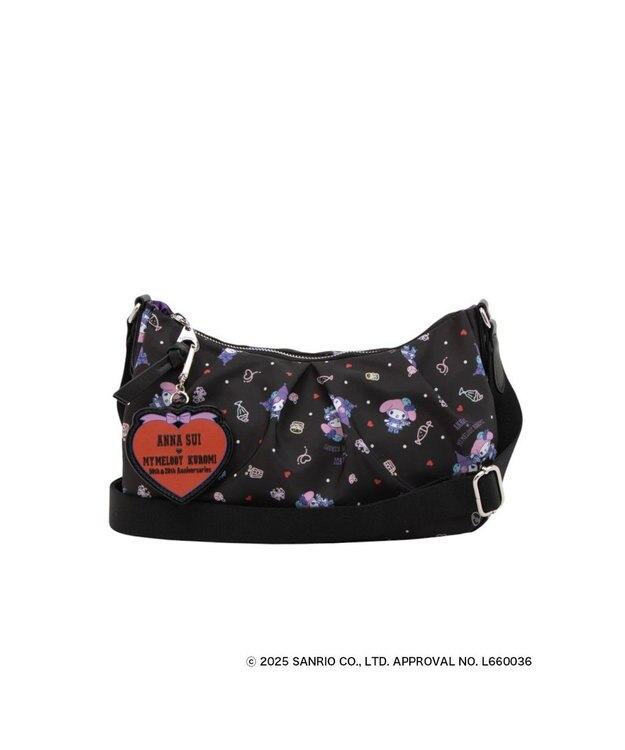 ANNA SUI ANNA SUI × MY MELODY & KUROMI ショルダーバッグ クロ