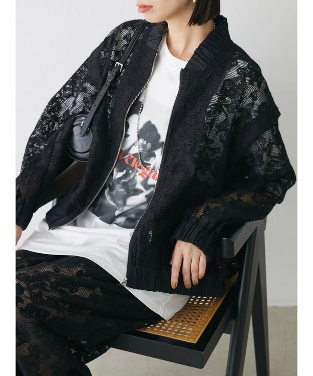 Green Parks レトロフラワーロゴ入りプリントＴシャツ Off White