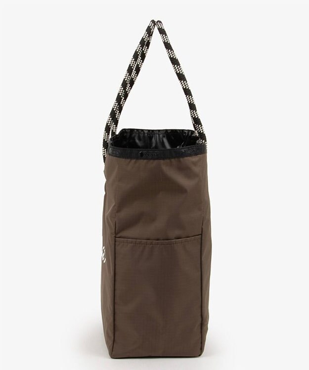 LeSportsac LARGE 2 WAY TOTE/2ウェイチョコレート/ブラックシャイン 2ウェイチョコレート/ブラックシャイン