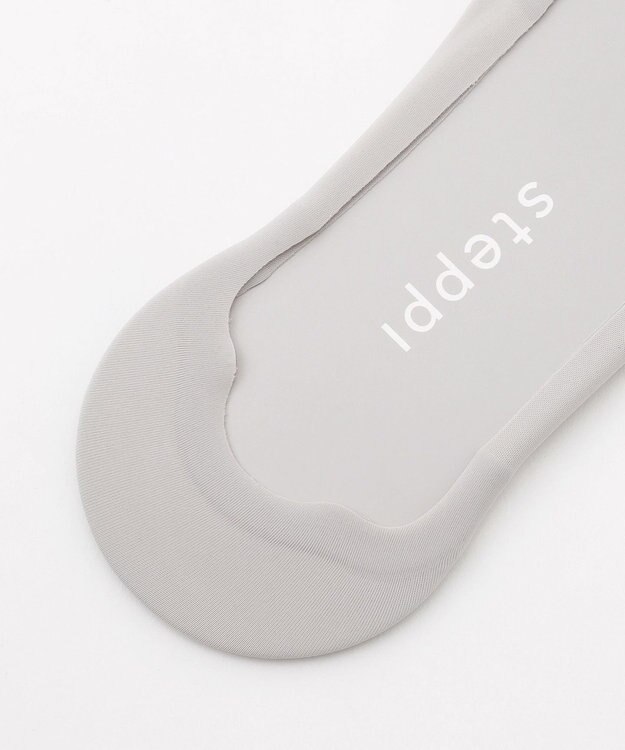 steppi 【抗菌防臭】パンプス用 フットカバー 浅履きタイプ ライトグレー系