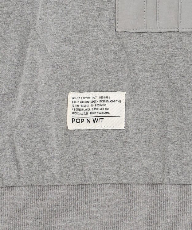 PW CIRCULUS 【MEN】中綿キルトスウェット グレー系