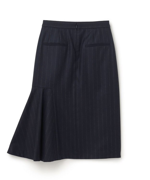 BEIGE， 【S-size】MARCEAU / ストライプスカート Navy × White Line