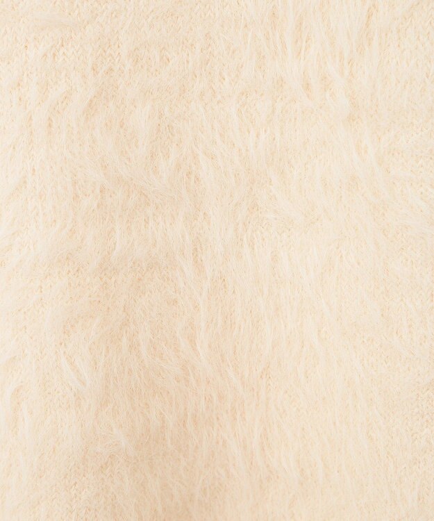 Green Parks ・Ｐｅｔｉｔ　Ｆｌｅｕｒ　シャギーＶネックベスト Ivory