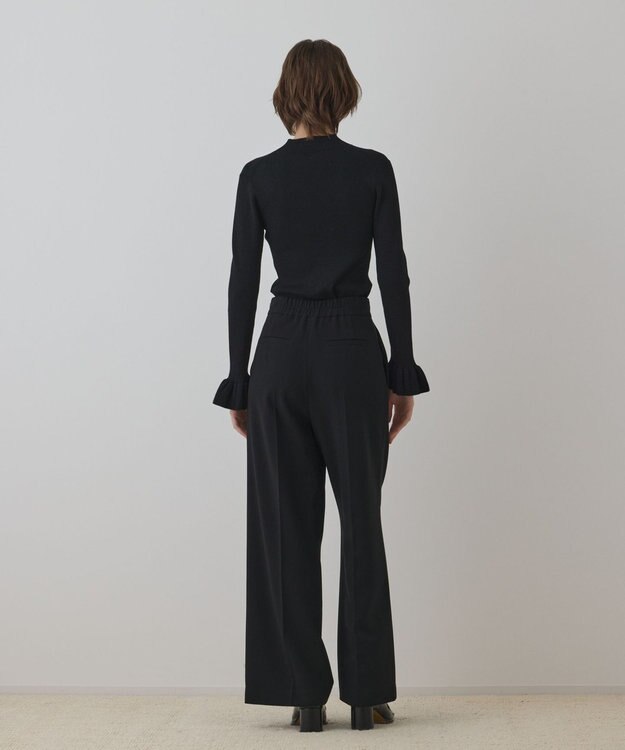 GRACE CONTINENTAL ダブルクロスマリンパンツ ブラック