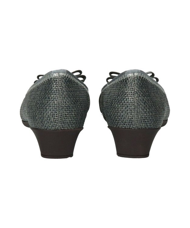 Bridget Birkin ＜2E＞【Bridget Birkin Walk】グログランリボン切替ウォーキングパンプス グレーコンビ