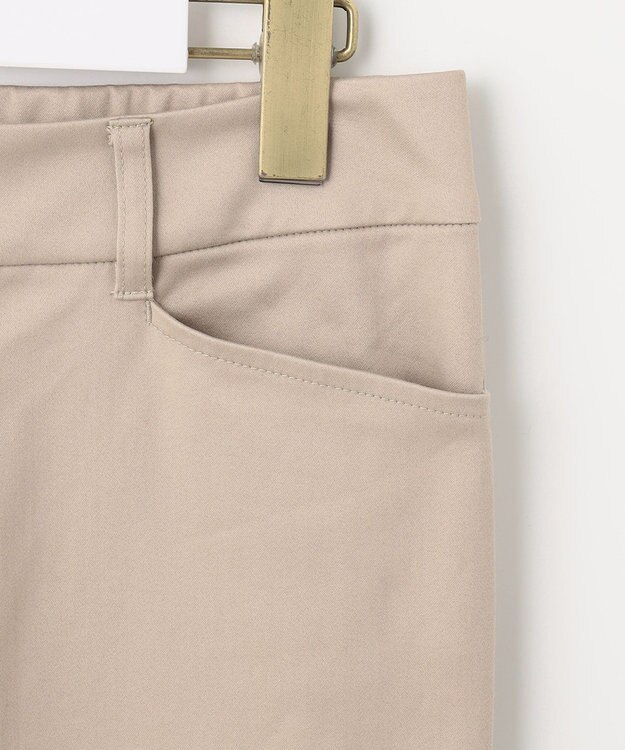 ANY SIS 【撥水】サテンストレッチビューティ パンツ ベージュ