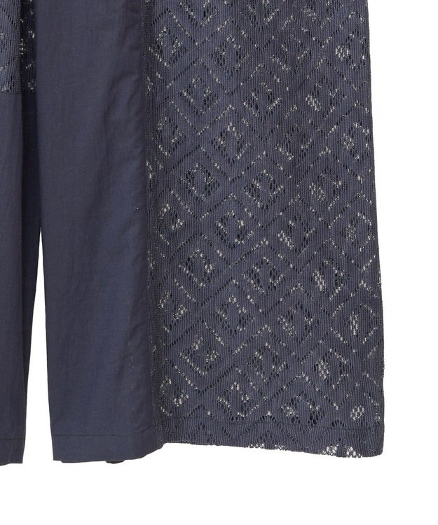 CRAFT STANDARD BOUTIQUE レースパッチワークパンツ Black