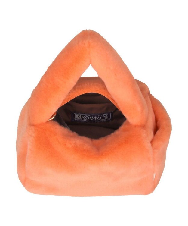 ROOTOTE 1263【ふわふわ素材】LT.ベビールー.ファー-B 05：マンダリン