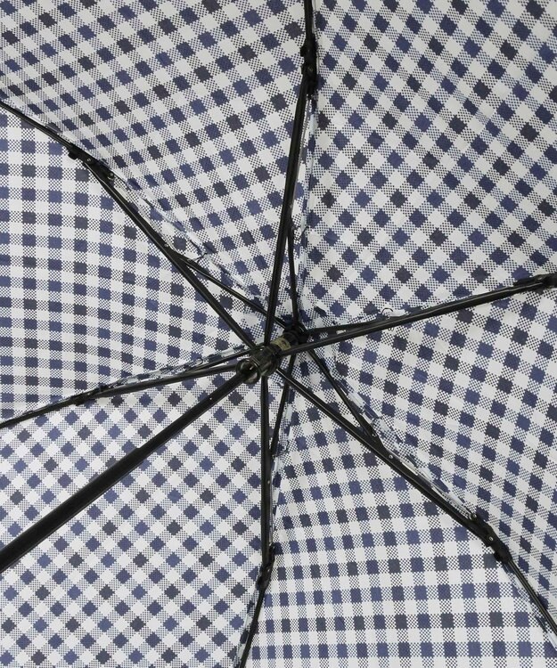 MOONBAT POLO RALPH LAUREN（ポロ ラルフローレン） 折りたたみ傘 ギンガムチェック ネイビーブルー