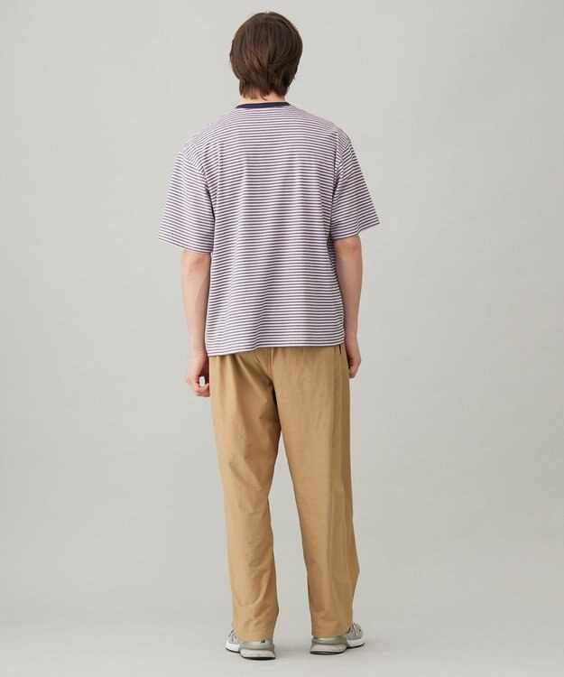 UNFILO MENS スラブジャージー ワイドパンツ ベージュ