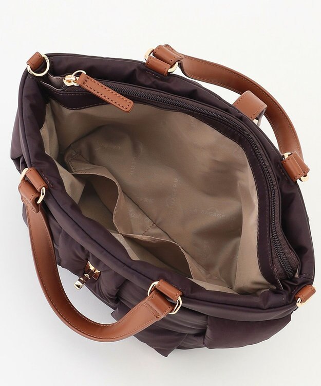 LA BAGAGERIE パデットブロック2WAYミニトート ワイン