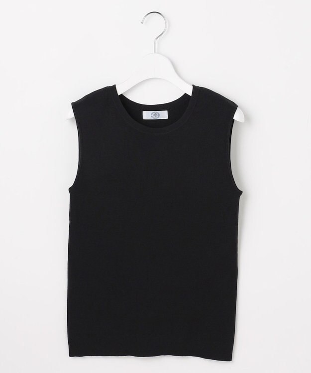 J.PRESS LADIES FINE COTTON SLEEVELESS タンクトップ ブラック系