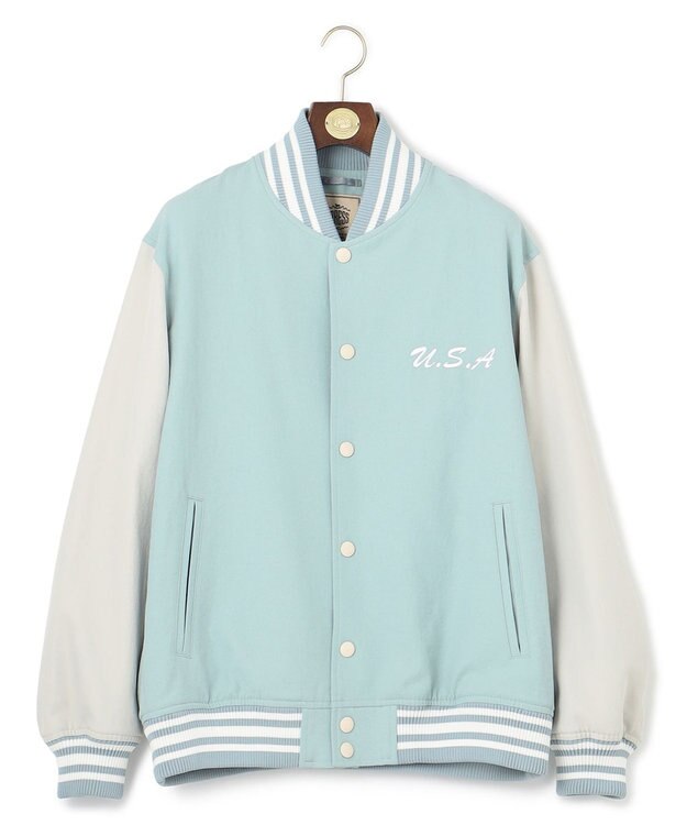 J.PRESS MEN 【数量限定カラー有】スタジアムジャンパー サックスブルー系