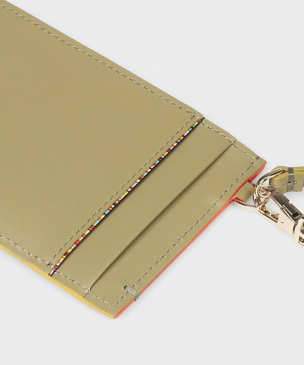 Paul Smith カラードエッジ パスケース ベージュ