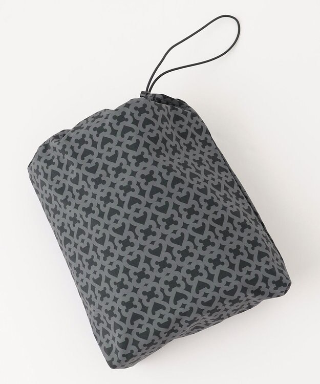 23区GOLF 【MEN】モノグラム レインブルゾン 2WAYストレッチ 透湿防水 防風 撥水 ポケッタブル ブラック系5