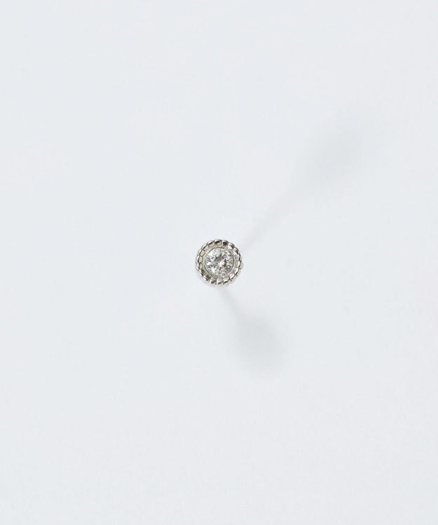 Phoebe 【金属アレルギー対応】プチシャイニングピアス(片耳)　シルバー/サージカルステンレス シルバー