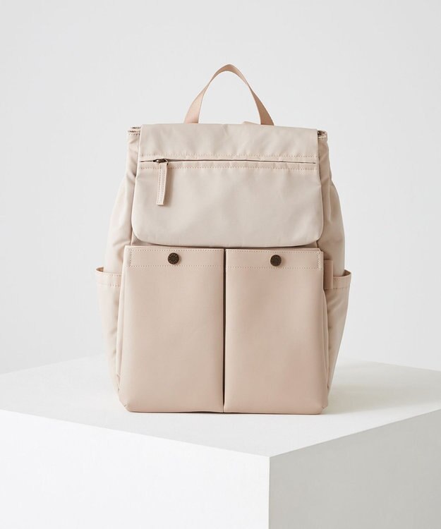 Y'SACCS 木村多江×Y'SACCS フラップポケットリュックサック アイボリー