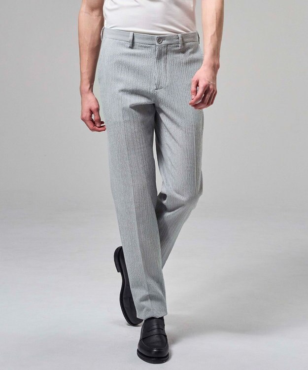 JOSEPH HOMME 新色追加【セットアップ対応】トリコサッカーストレッチ テーパードパンツ / CITY ライトグレー系