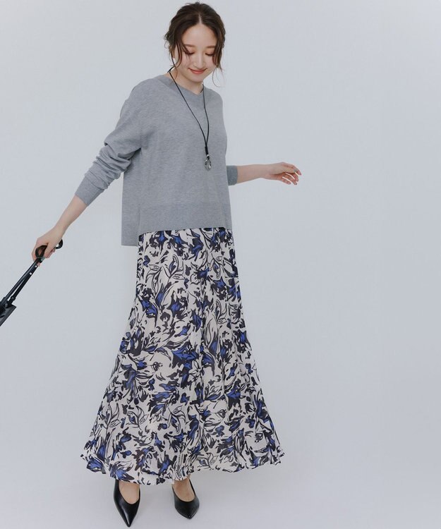 23区 オーバル リングトップ ネックレス シルバー系