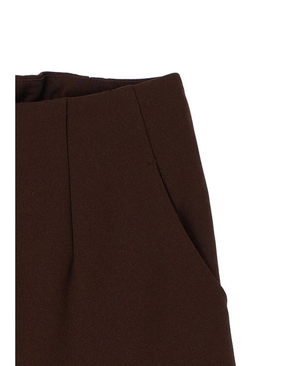 earth music&ecology フロントジップショートパンツ Chocolat