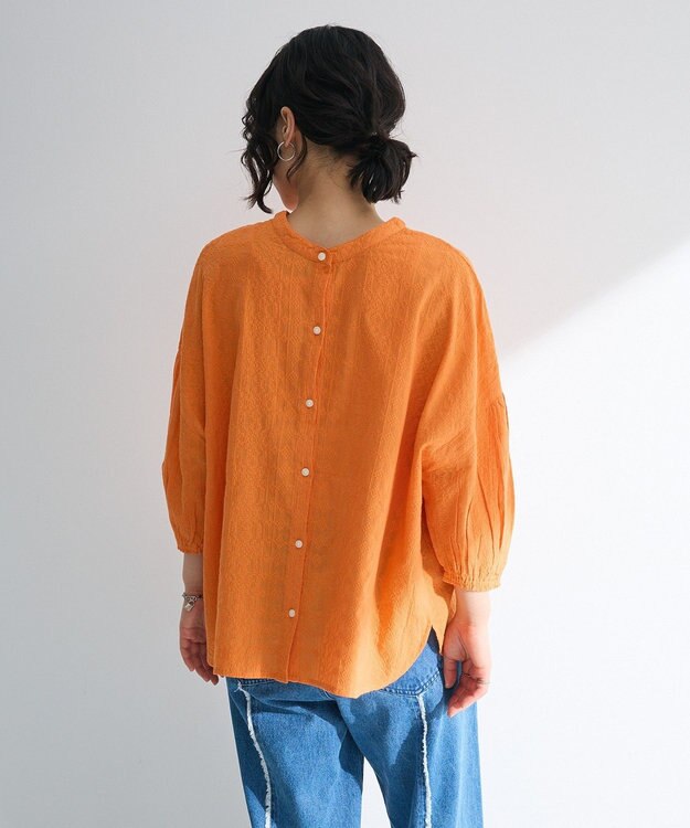 Green Parks Ｉ　ＳＥＴ２点　刺繍ブラウス＋タンクトップ Orange