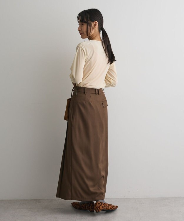 CRAFT STANDARD BOUTIQUE シアーベロアサイドギャザープルオーバー Cream